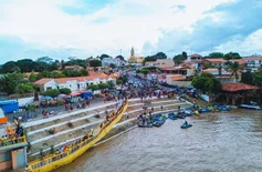 Prefeitura de Luzilândia monitora Rio Parnaíba e registra redução no nível da água