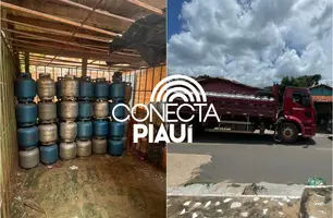 Procon fiscaliza revendas de gás em cidades do Piauí e apreende 338 botijões (Foto: Reprodução)