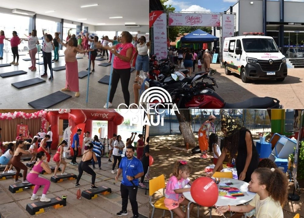 Programa 'Mulher em Ação' reúne esporte, saúde e lazer no Dia da Mulher em Picos