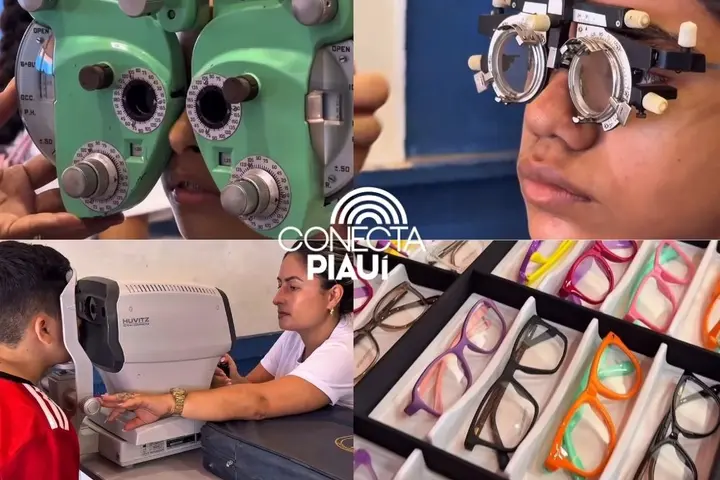 Projeto garante exames de visão e óculos gratuitos a alunos da rede em Parnaíba