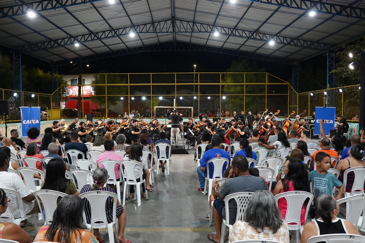 Projeto Sinfonia nos Bairros leva concerto gratuito à cidade de Timon