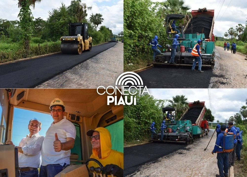 Quatro cidades do Piauí receberão obras de asfalto com R$ 27 milhões