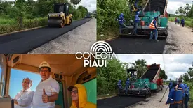 Quatro cidades do Piauí receberão obras de asfalto com R$ 27 milhões (Foto: Reprodução)