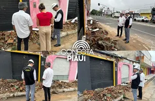 Queda de fachadas no Dirceu pode ter relação com excesso de peso, diz CREA (Foto: Reprodução)