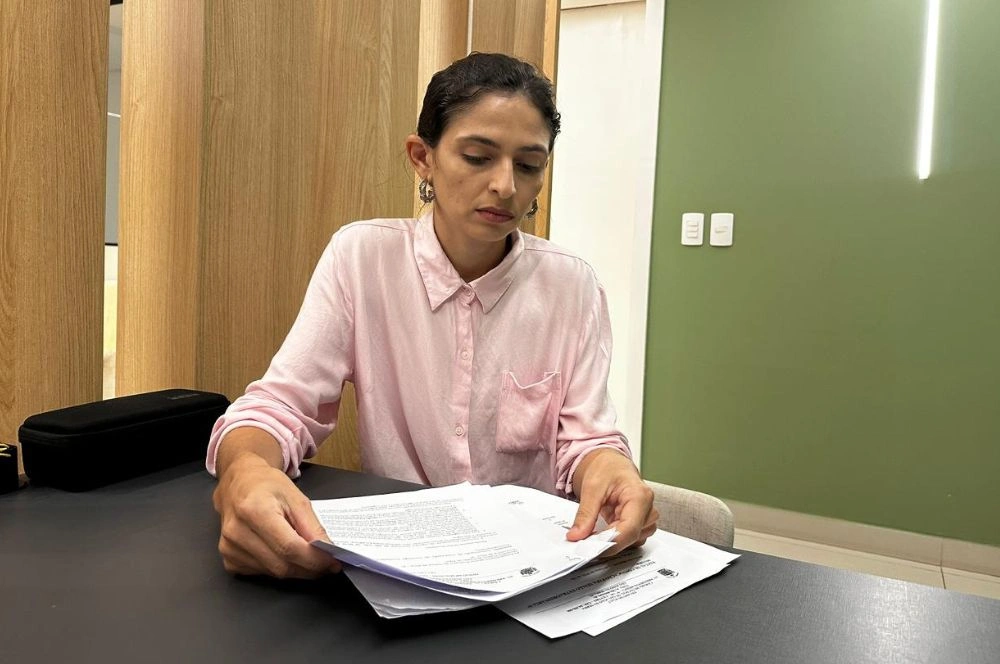 Relatora do processo, vereadora Paloma André