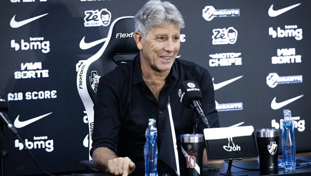 Renato Gaúcho, técnico do Vasco
