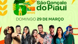 São Gonçalo do Piauí divulga agenda oficial dos 62 anos de emancipação política (Foto: Divulgação)