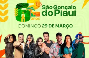 São Gonçalo do Piauí divulga agenda oficial dos 62 anos de emancipação política (Foto: Divulgação)