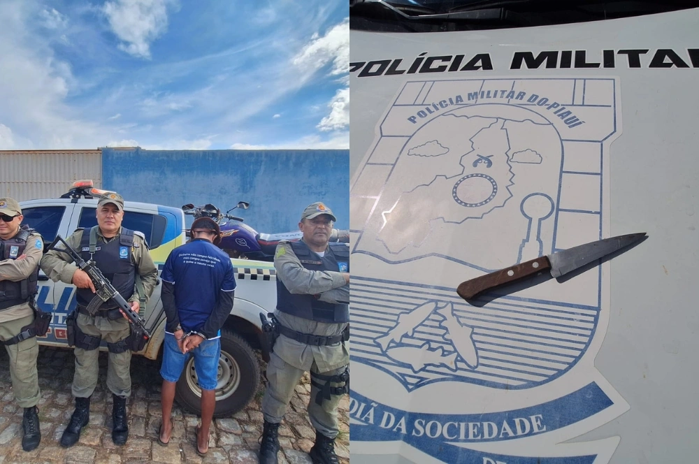 Sogro esfaqueia enteado no peito e é preso escondido na casa dos pais em Jacobina