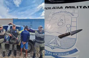 Sogro esfaqueia enteado no peito e é preso escondido na casa dos pais em Jacobina (Foto: Divulgação/PMPI)