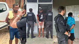 SSP-PI prende três homens em operação contra crimes de violência (Foto: Reprodução)