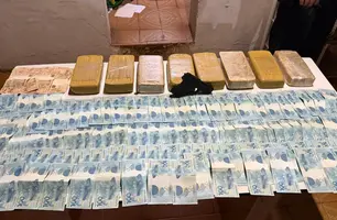 SSP realiza operação e apreende 10 kg de drogas e dinheiro em Picos (Foto: Reprodução)