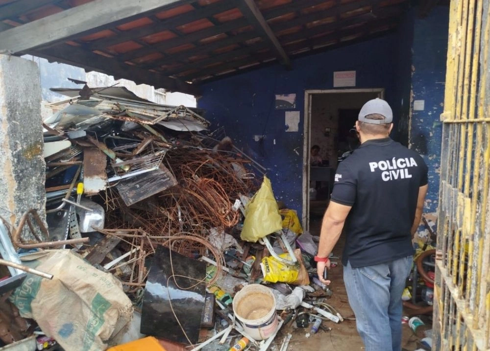 Sucateiros são alvo de operação contra roubo de cabos no litoral do Piauí