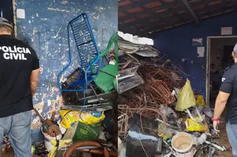 Sucateiros são alvo de operação contra roubo de cabos no litoral do Piauí