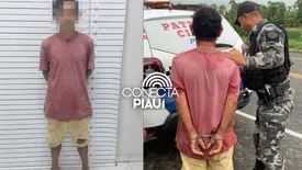 Suspeito de estupro é preso pela PM em Ilha Grande do Piauí (Foto: Reprodução)