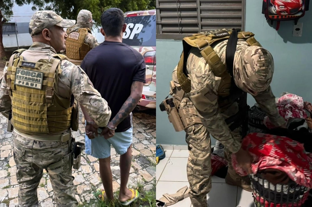 Suspeito de furto com histórico criminal e ligação com facção é preso em Teresina