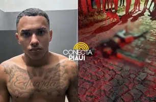 Suspeito de matar adolescente em Teresina é preso após ameaçar pessoas no Maranhão (Foto: Divulgação/Polícia Civil/Conecta Piauí)