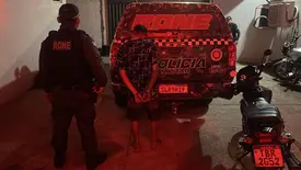 Suspeito é preso com motocicleta roubada na zona Sudeste de Teresina (Foto: Reprodução)