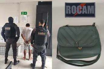 Suspeito rouba bolsa, foge de moto e é preso após queda na zona Sul de Teresina