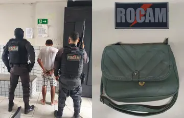 Suspeito rouba bolsa, foge de moto e é preso após queda na zona Sul de Teresina