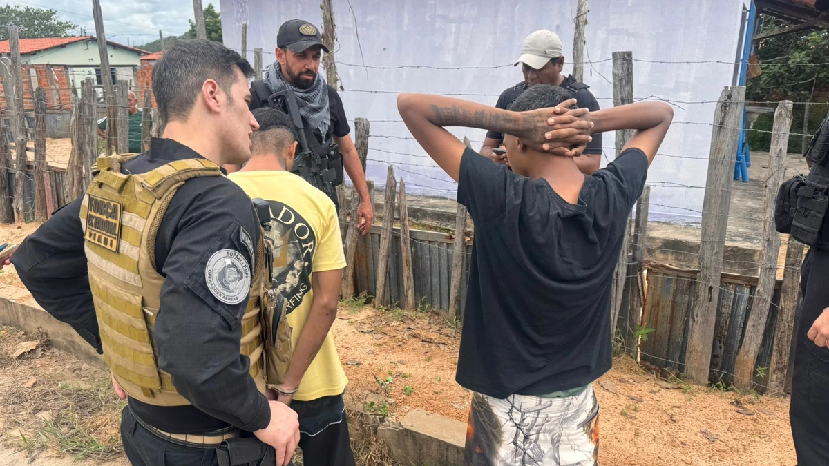 Suspeitos de roubo, estupro e homicídio são detidos durante operação em Floriano