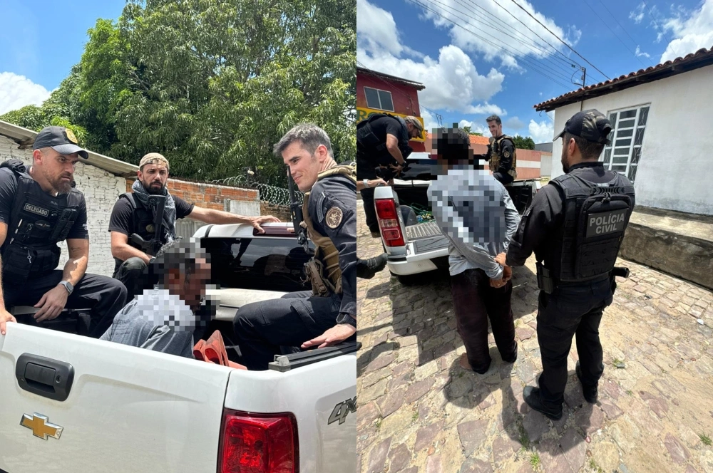 Suspeitos de roubo, estupro e homicídio são detidos durante operação em Floriano