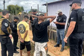 Suspeitos de roubo, estupro e homicídio são detidos durante operação em Floriano