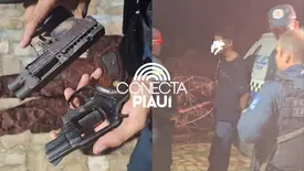 Suspeitos são presos após tentativa de assalto na zona Sul de Teresina (Foto: Reprodução)