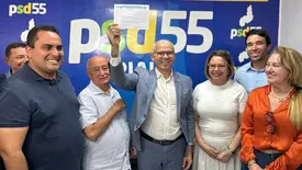 Tiago Vasconcelos retorna ao PSD e reforça estratégia para ampliar bancada (Foto: Heitor Carvalho / Conecta Piauí)