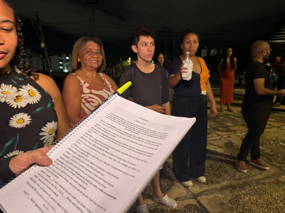 Tradição e fé marcam ensaio da Paixão de Cristo no Monte Castelo