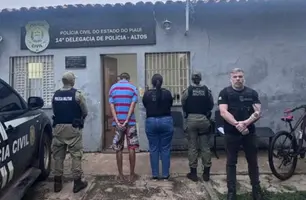Traficante foragido há quase quatro meses é preso dentro de casa em Altos (Foto: Divulgação/Polícia Civil)