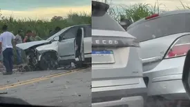Tragédia na BR-135: colisão entre veículos deixa dois mortos no Sul do Piauí (Foto: Reprodução/Redes Sociais)