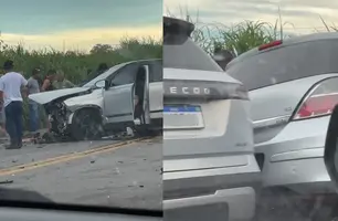 Tragédia na BR-135: colisão entre veículos deixa dois mortos no Sul do Piauí (Foto: Reprodução/Redes Sociais)