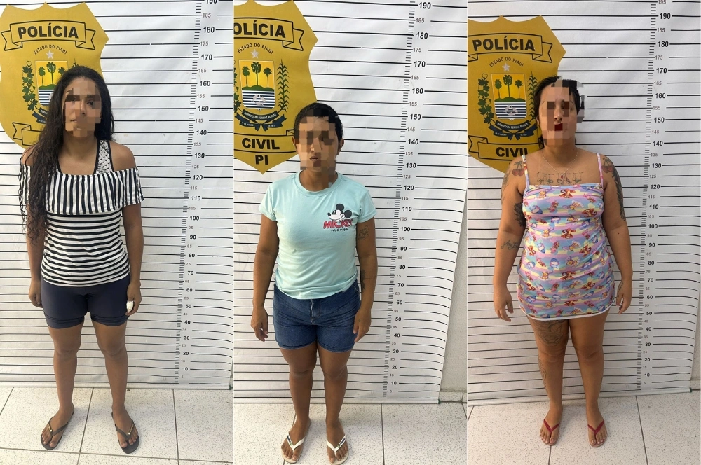 Três mulheres condenadas por tráfico são presas comercializando drogas em Parnaíba