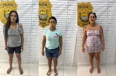 Três mulheres condenadas por tráfico são presas comercializando drogas em Parnaíba