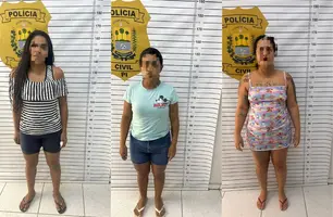 Três mulheres condenadas por tráfico são presas comercializando drogas em Parnaíba (Foto: Divulgação/Polícia Civil)