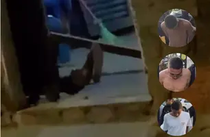 Trio é preso suspeito de executar homem por suposta dívida de drogas em Teresina (Foto: Reprodução/TV Meio Norte)