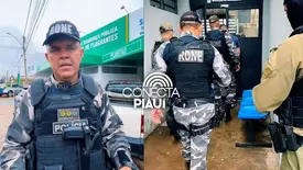 Trote sobre falso homicídio mobiliza Rone e Bope no Centro de Teresina (Foto: Reprodução)