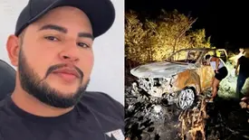 Veículo de empresário piauiense desaparecido é encontrado incendiado no Maranhão (Foto: Reprodução)