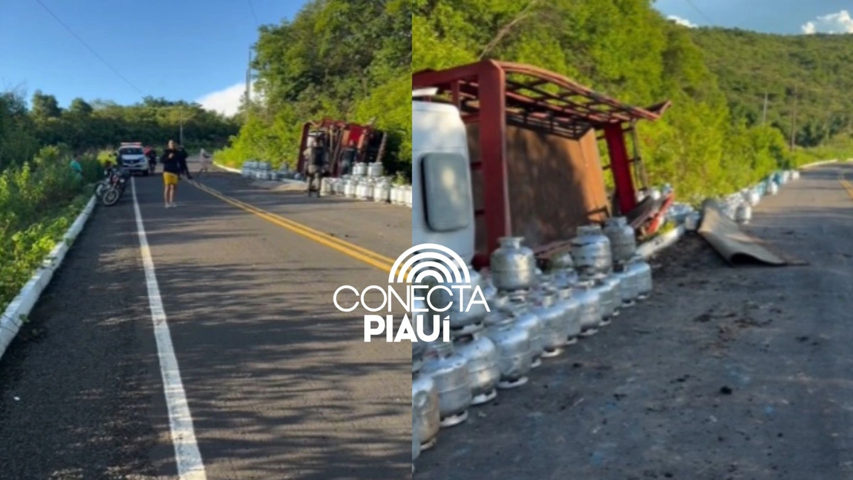 Veículo perde freios na ladeira do Cipó; motorista consegue conter carga perigosa sem feridos