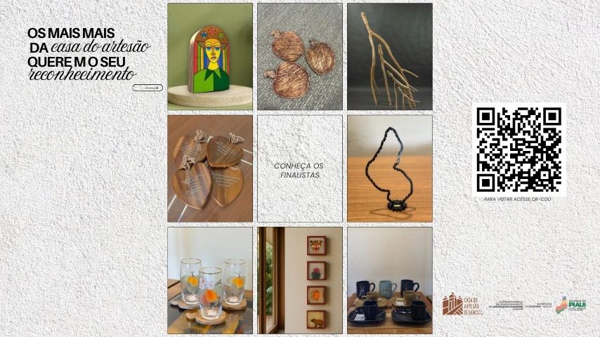 Votação escolhe vencedores do Troféu Tia Maria no artesanato piauiense