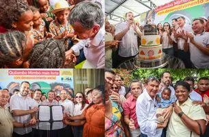 Wellington Dias comemora aniversário com entregas e ações sociais no Mimbó (Foto: Reprodução)