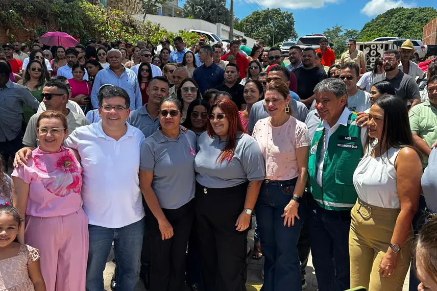 Wellington Dias e Rafael Fonteles cumprem agenda em Luzilândia e anunciam obras