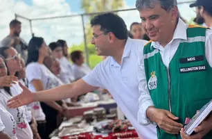 Wellington Dias e Rafael Fonteles cumprem agenda em Luzilândia e anunciam obras (Foto: Conecta Piauí)