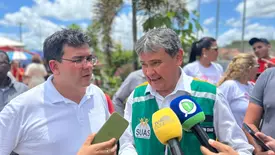 Wellington Dias e Rafael Fonteles cumprem agenda em Luzilândia e anunciam obras (Foto: Conecta Piauí)