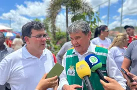 Wellington Dias e Rafael Fonteles cumprem agenda em Luzilândia e anunciam obras (Foto: Conecta Piauí)