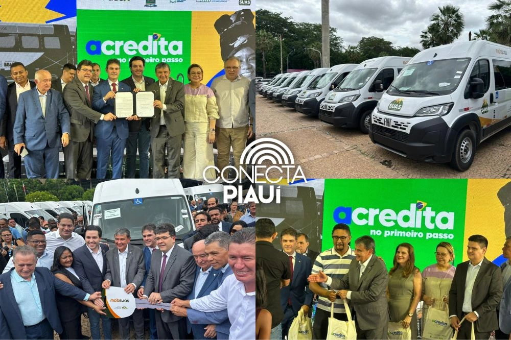 Wellington Dias lança ações sociais e entrega vans do MobSUAS em Teresina