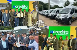 Wellington Dias lança ações sociais e entrega vans do MobSUAS em Teresina (Foto: Conecta Piauí)