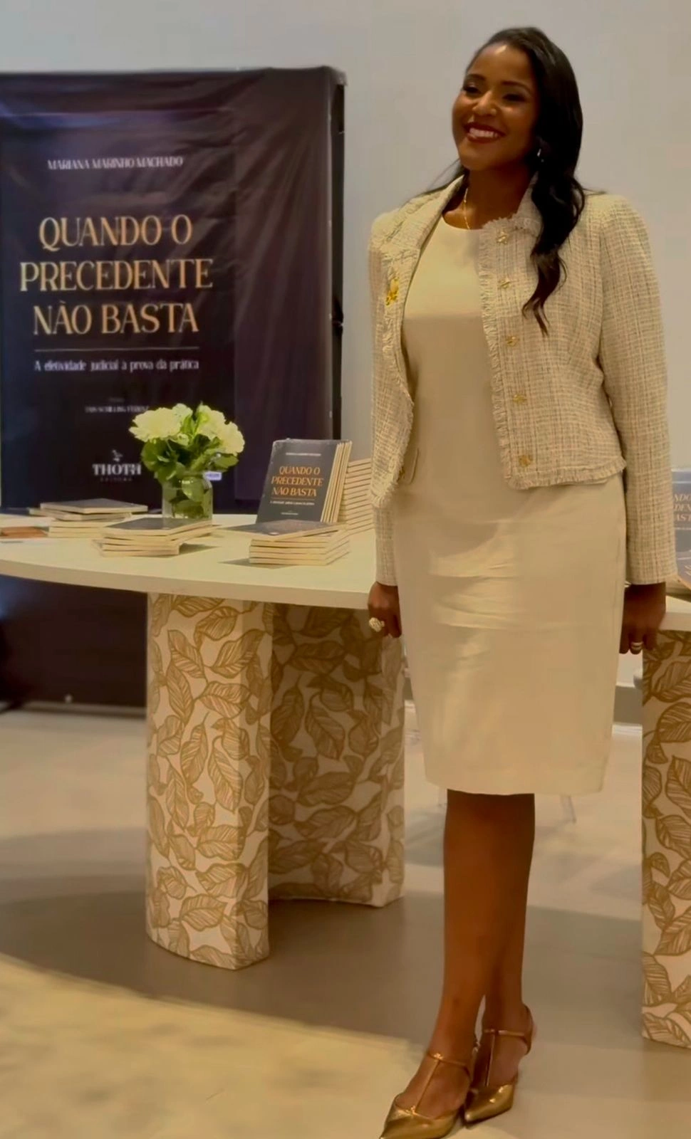 A juíza do Tribunal de Justiça do Estado do Piauí, Mariana Machado em destaque