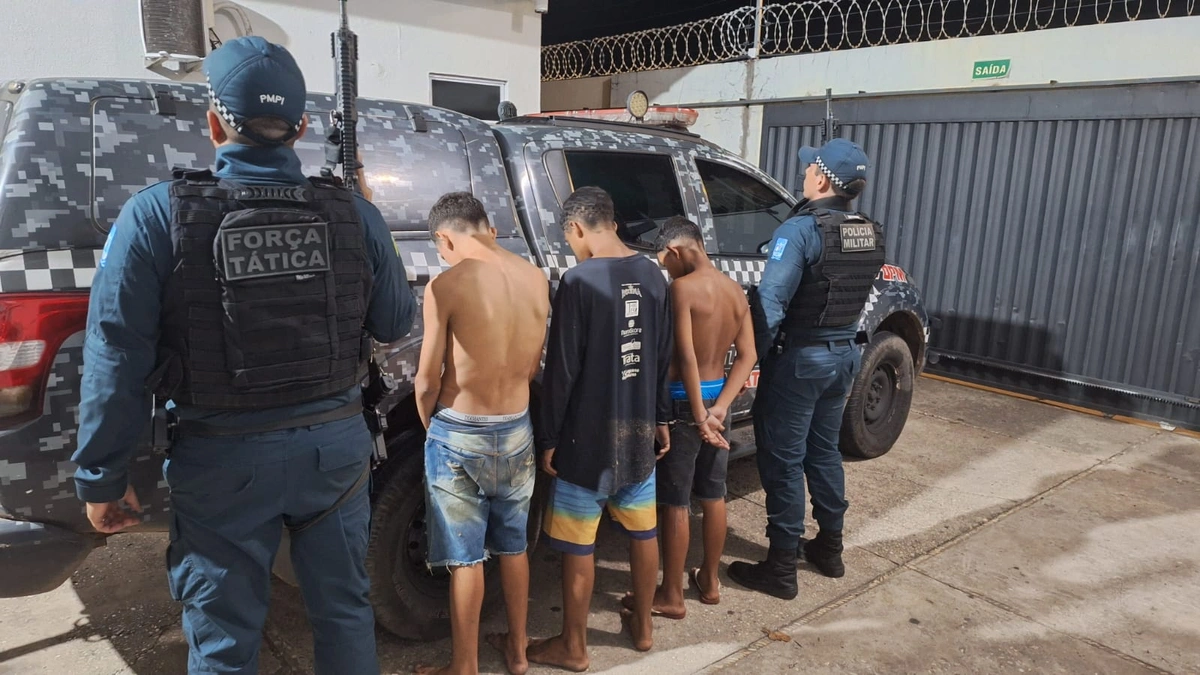 Adolescentes são apreendidos após roubos e perseguição na zona Sudeste de Teresina